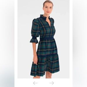 Gretchen Scott Designs - Teardrop Dress - Plaidly Cooper - Like new